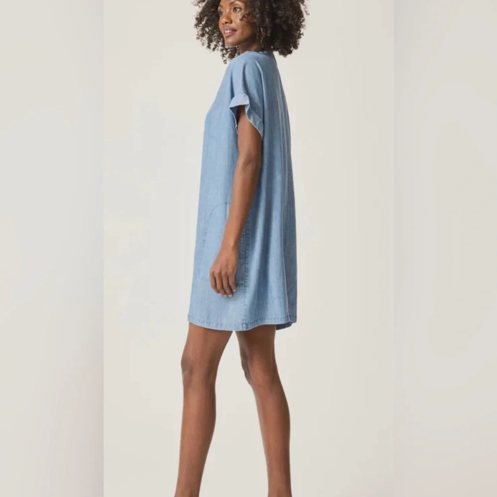 Splendid Lauren Indigo Mini Dress.  Size Small NWT - Picture 6 of 15